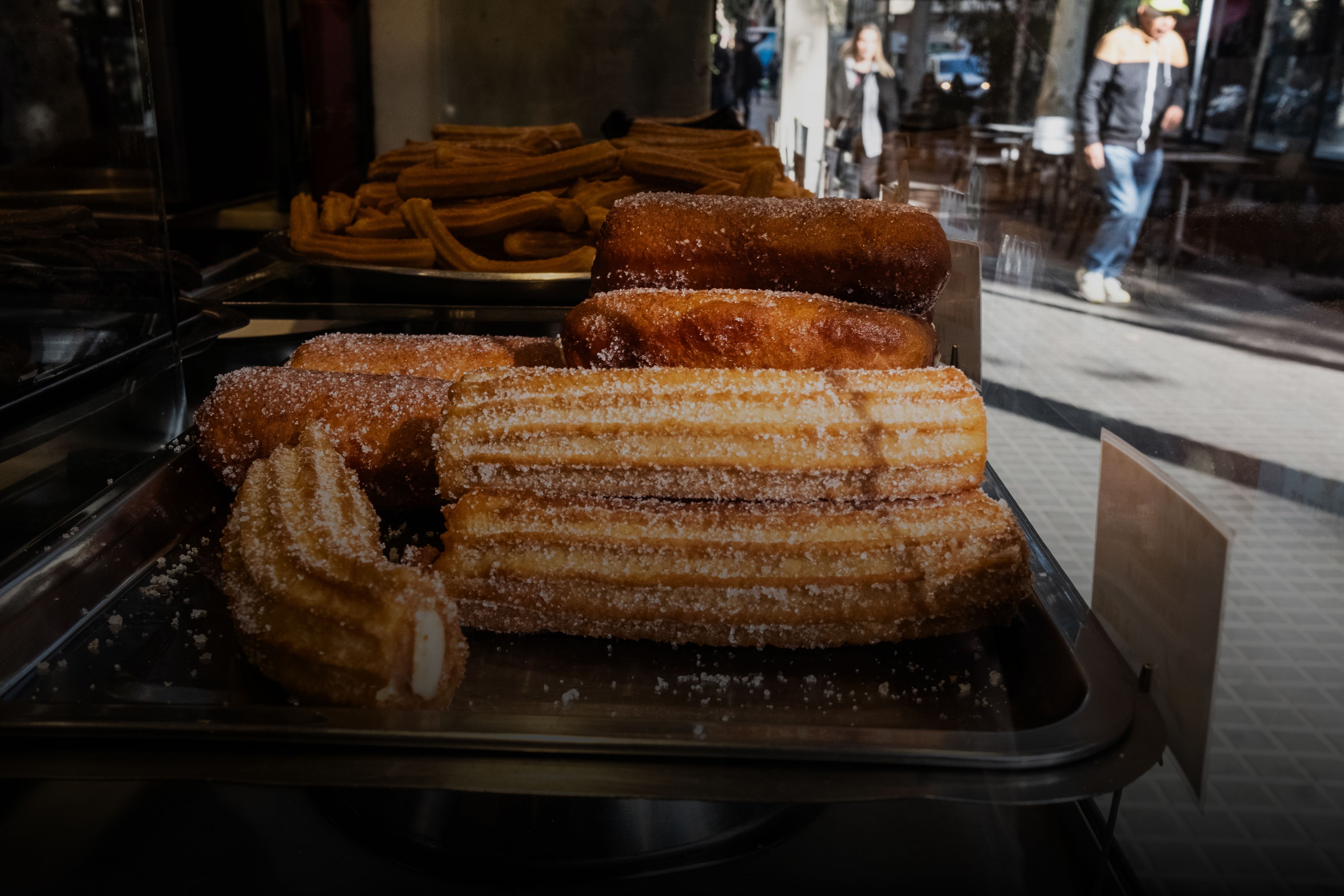 Churros rellenos de la churreria Trebol / Simón Sánchez